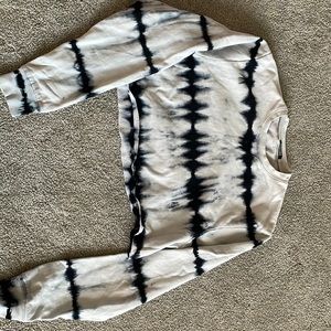 Talentless cropped tie dye hoodie